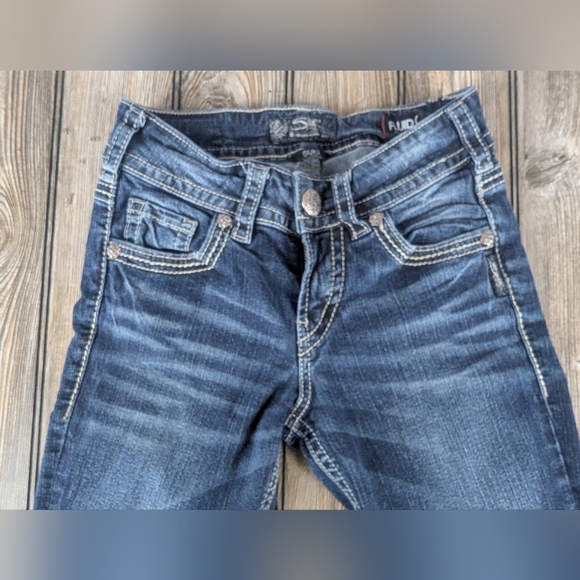 Silver Suki Fluid Denim Capris Size 26 - Picture 3 of 10